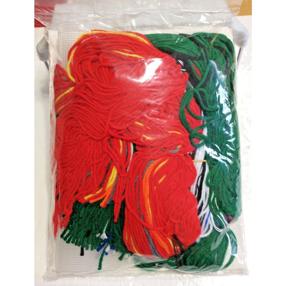 Greeters Plastic Canvas Kit 1430 Christmas Door Wall Hanging Snowman Joy 13"x18" - Picture 2 of 8